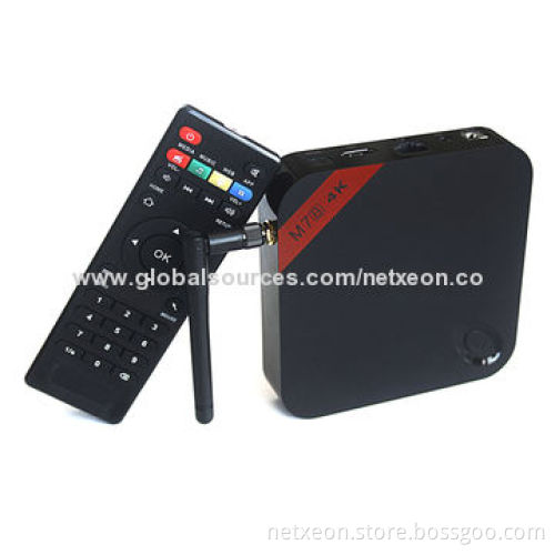 External Antenna Quad-core HD TV Box, Amlogic S802, 4/2K/XBMC, 2GB/8GB NAND Flash